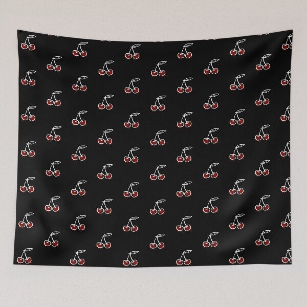 Item preview, Two red cherries on a stalk designed and sold by SplashTastic.
