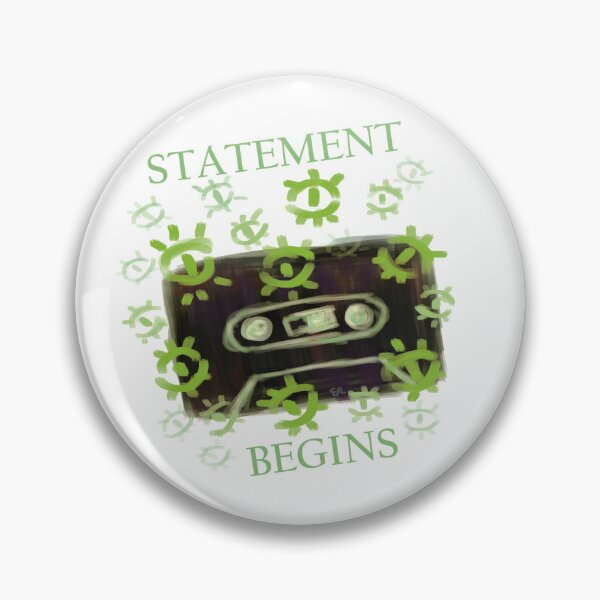 Item preview, Statement Begins Tape Recorder designed and sold by EchoGhostArt.