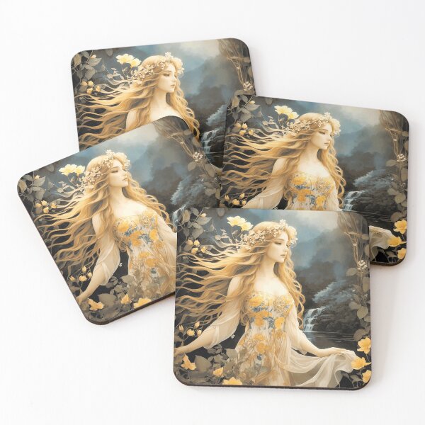 Item preview, Lady in the garden designed and sold by ArtfullMinds.