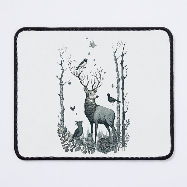 Item preview, Peaceful black & white Forest View designed and sold by NaNaSpaceStore.