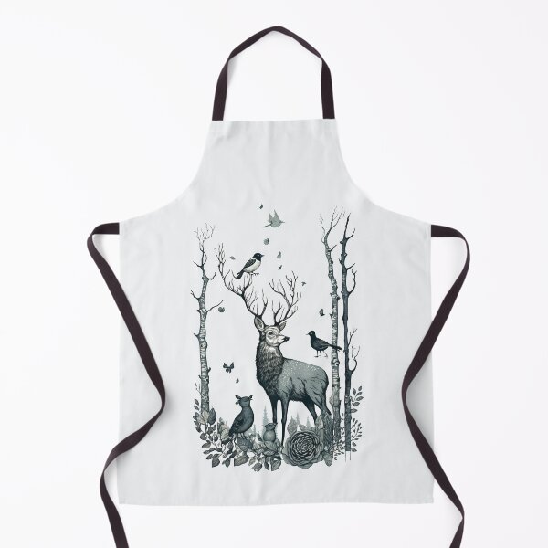 Item preview, Peaceful black & white Forest View designed and sold by NaNaSpaceStore.