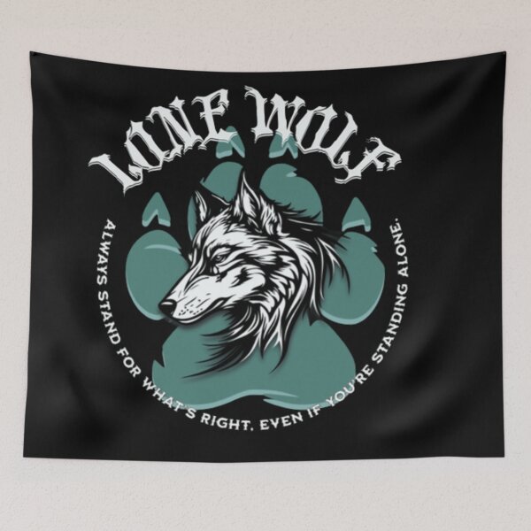 Item preview, Lone Wolf Inspirational Design for Leaders of Truth designed and sold by UpwardSpin.