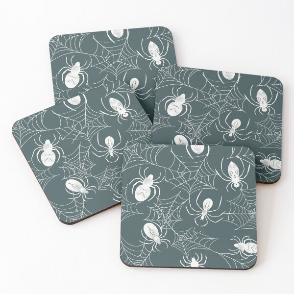 Item preview, Dark cobweb spiders designed and sold by Caroline Rausch.