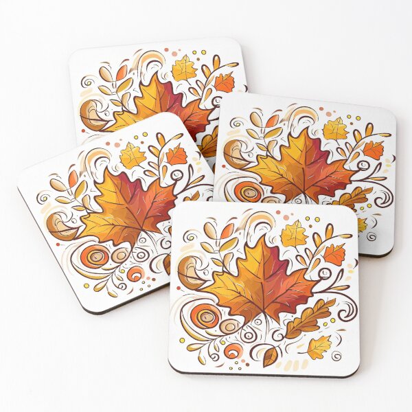 Item preview, Whispers of Fall: Artistic Autumn Leaves Drawing designed and sold by ReplyGirl.
