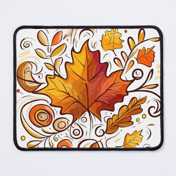 Item preview, Whispers of Fall: Artistic Autumn Leaves Drawing designed and sold by ReplyGirl.