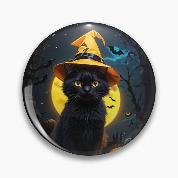 Artikelvorschau, Mystische Katzenmagie – bezauberndes Halloween-Kunstwerk entworfen und verkauft von redtrendy.