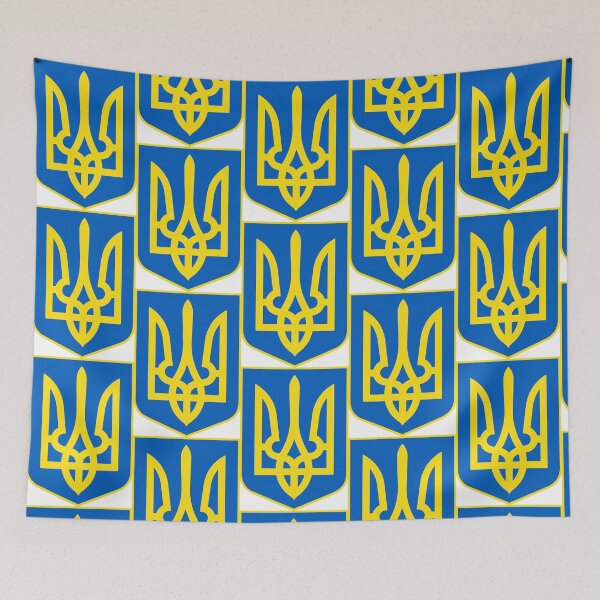 Item preview, Ukraine coat of arms. Ukrainian pride trident. Symbol of his nobility, courage and bravery. War no, Peace yes designed and sold by BRINDELEGARD.