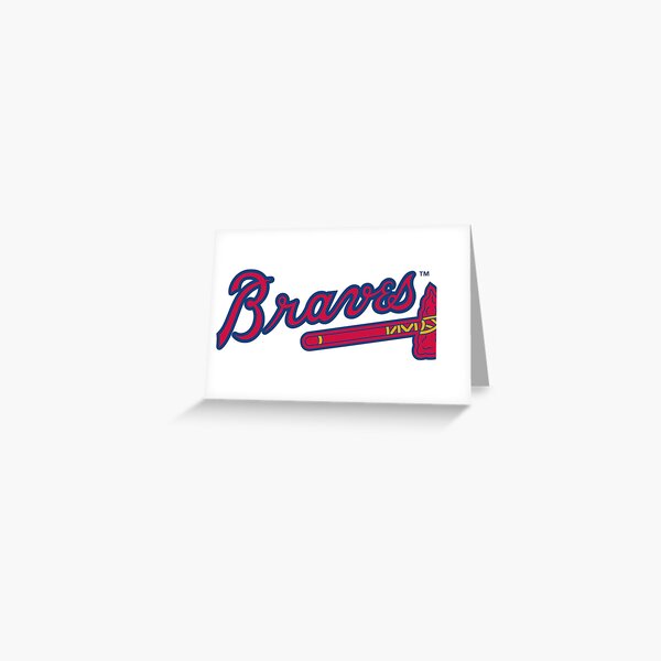 Atlanta Braves Logo Greeting Card by Jeromi Cesk