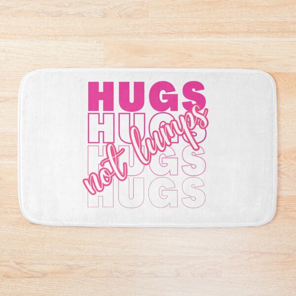 Item preview, Hugs Not Lumps Breast Cancer Awareness Design designed and sold by MimsTees.