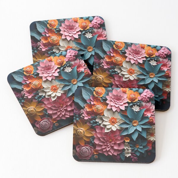 Item preview, Amazing colorful flowers designed and sold by MagicArtKM.