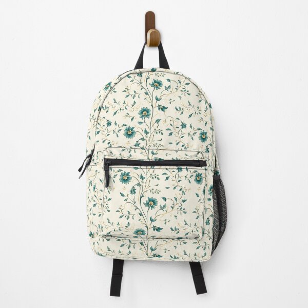 Item preview, Teal Vintage Floral Pattern designed and sold by coldgrey2.