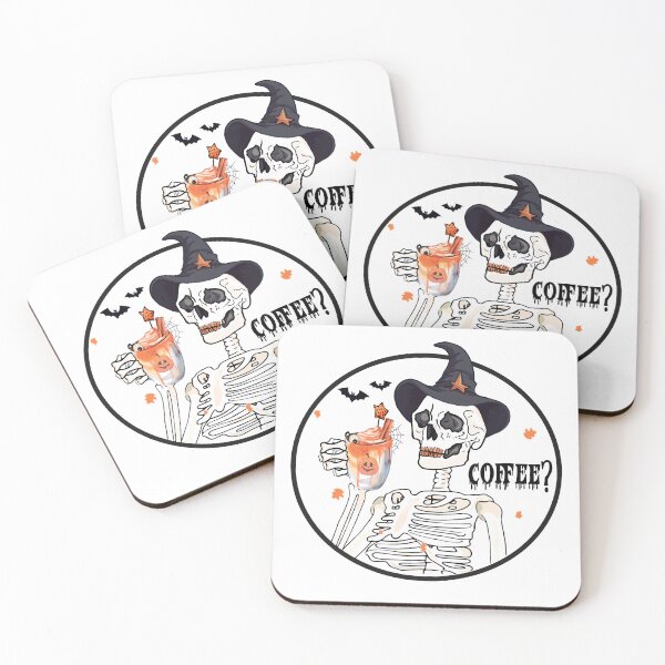 Item preview, Cute skeleton with coffee. The day of the Dead. designed and sold by Anastasiia Yurevych.