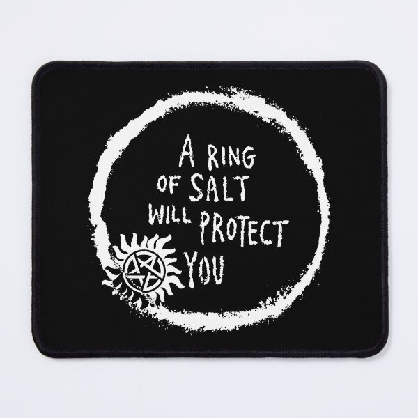 Item preview, "A ring of SALT will protect you" - SPN "Supernatural" designed and sold by SALENTOmadness.