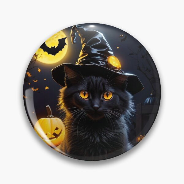 Artikelvorschau, Mystische Katzenverzauberung – Genießen Sie die Halloween-Magie entworfen und verkauft von redtrendy.