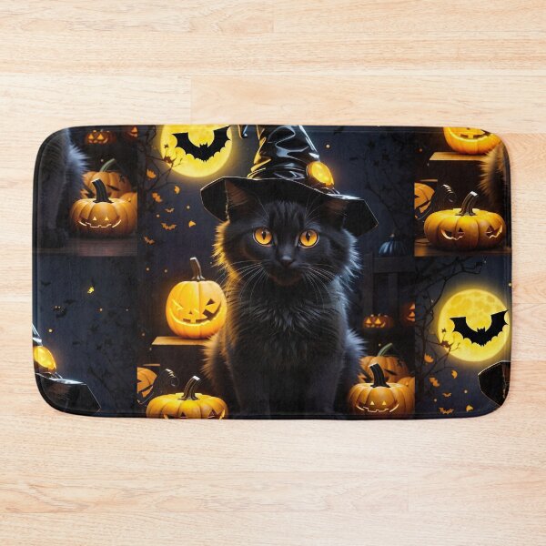 Item preview, Mystical Feline Enchantment - Embrace the Halloween Magic designed and sold by redtrendy.