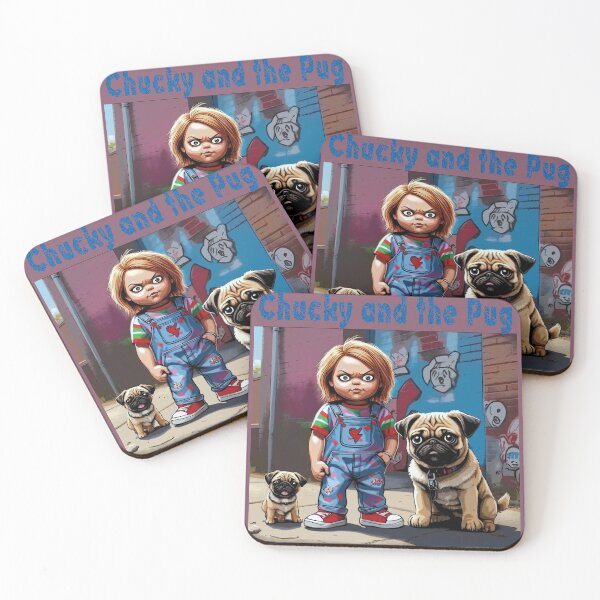 Item preview, Pug and Chucky 2 designed and sold by RedBluffTraders.