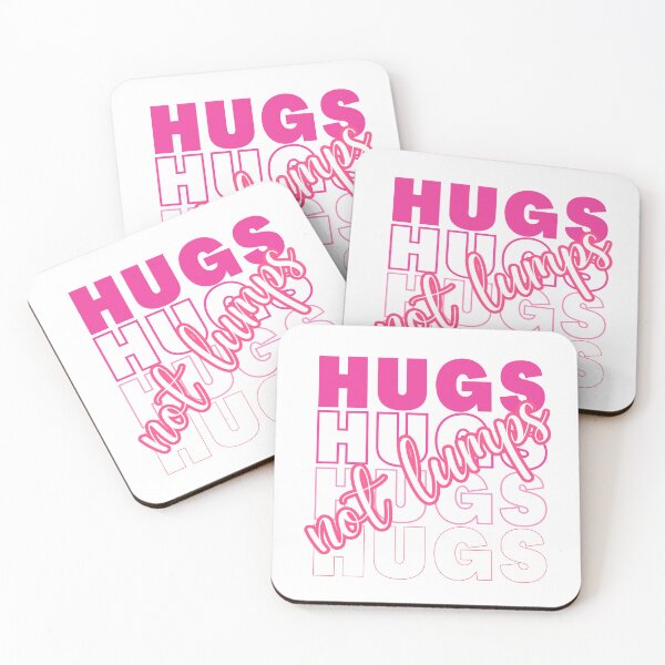 Item preview, Hugs Not Lumps Breast Cancer Awareness Design designed and sold by MimsTees.