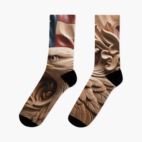 Item preview, stunning wood carving american flag designed and sold by dcrc.