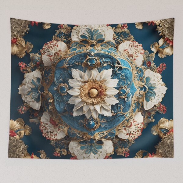 Item preview, Nature-inspired Asian mandala T-Shirt designed and sold by artmanikin.