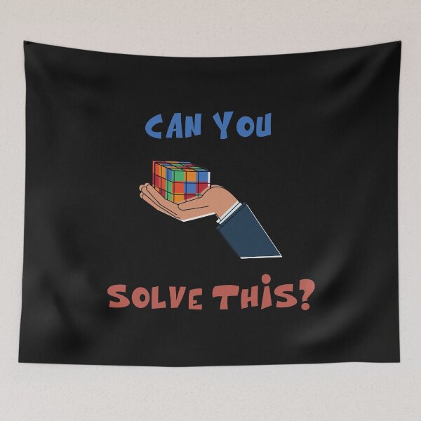 Item preview, Can you solve this rubik's cube hand designed and sold by MK1FashionHub.