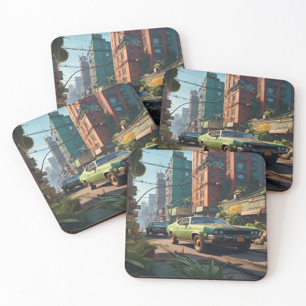 Item preview, 1960s Urban Jungle scene designed and sold by ckwags.