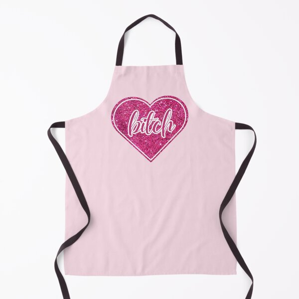Item preview, Bitch | Hot Pink Glitter Heart designed and sold by KinkShoppe.