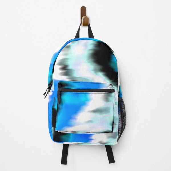 Item preview, Vertical Waves Tie Dye Blue designed and sold by DrowningBeauty.