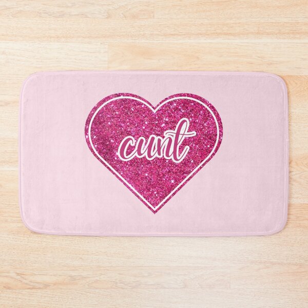 Item preview, Cunt | Hot Pink Glitter Heart designed and sold by KinkShoppe.
