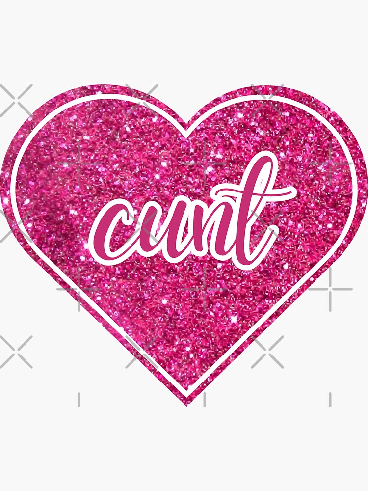 Girly Pop Glitter Sticker