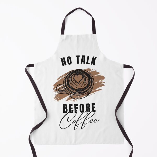 Item preview, no talk before coffee designed and sold by jijika119.