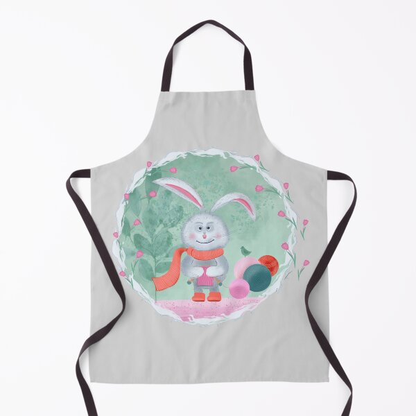 Item preview, Knitting bunny illustration designed and sold by Enrika.