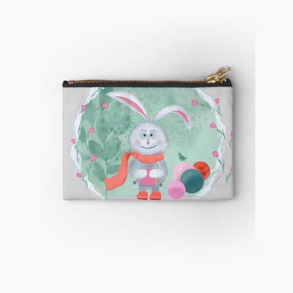 Item preview, Knitting bunny illustration designed and sold by Enrika.