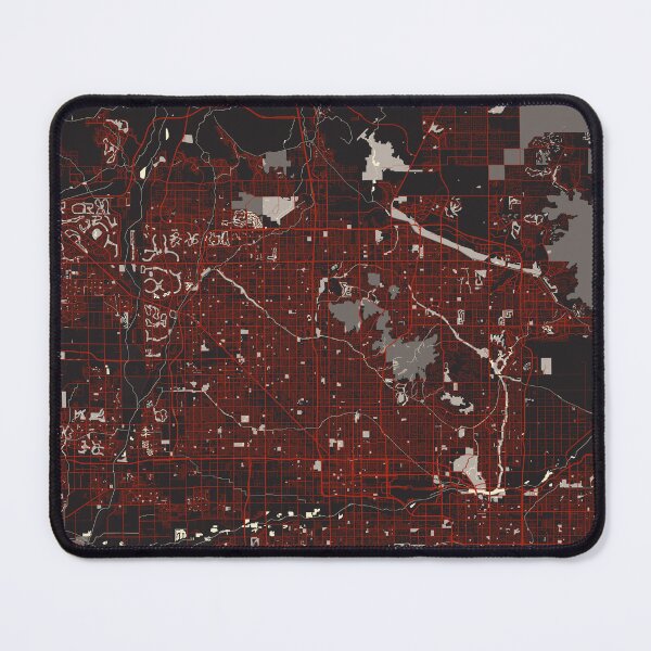 Item preview, Phoenix City Map of Arizona, USA - Vector designed and sold by deMAP.