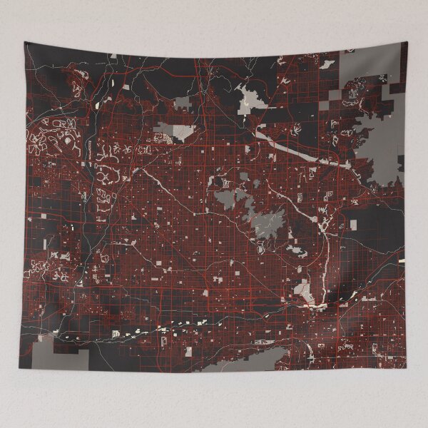 Item preview, Phoenix City Map of Arizona, USA - Vector designed and sold by deMAP.