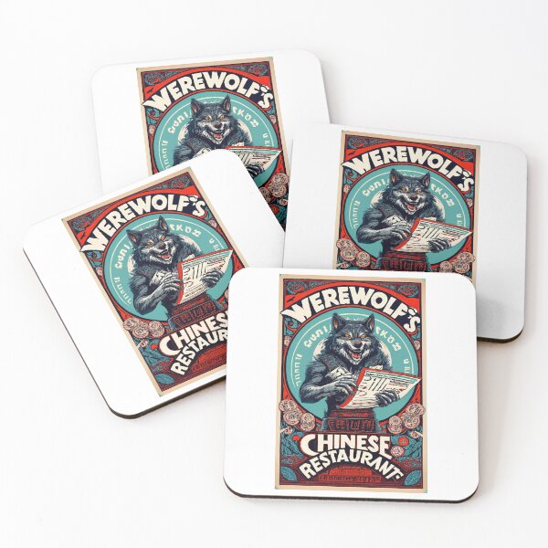 Item preview, Werewolf's Chinese Restaurant - Design 2 designed and sold by JoeNeckbone's Hangout.