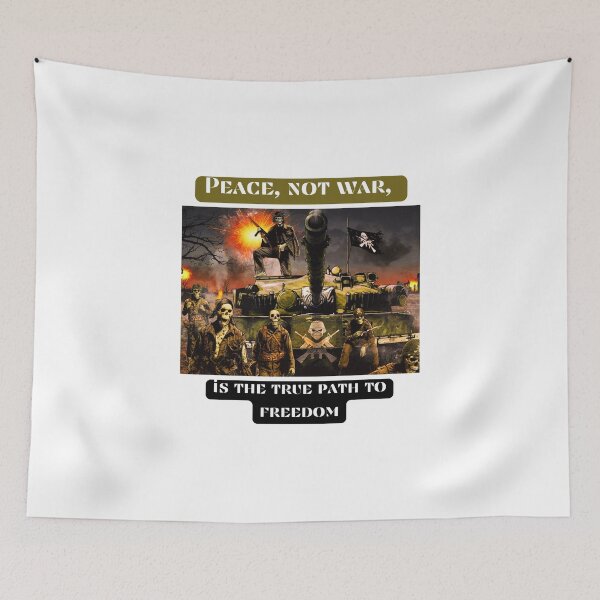 Item preview, Peace, not war, is the true path to freedom designed and sold by STO1KA.