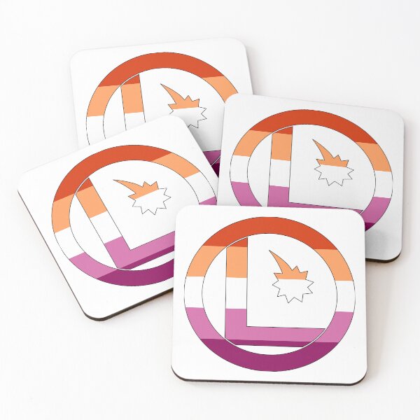 Item preview, Legion of Super-Heroes Lesbian Logo 3 designed and sold by GoldenMagpie.