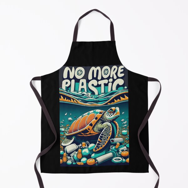Item preview, No More Plastic - Save the Sea Turtles designed and sold by SandbarTees.
