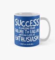 Success and Failure Quote - Winston Churchill Mug