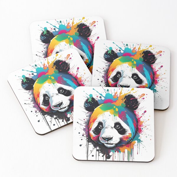 Item preview, Vibrant Panda Head designed and sold by javaoverride.