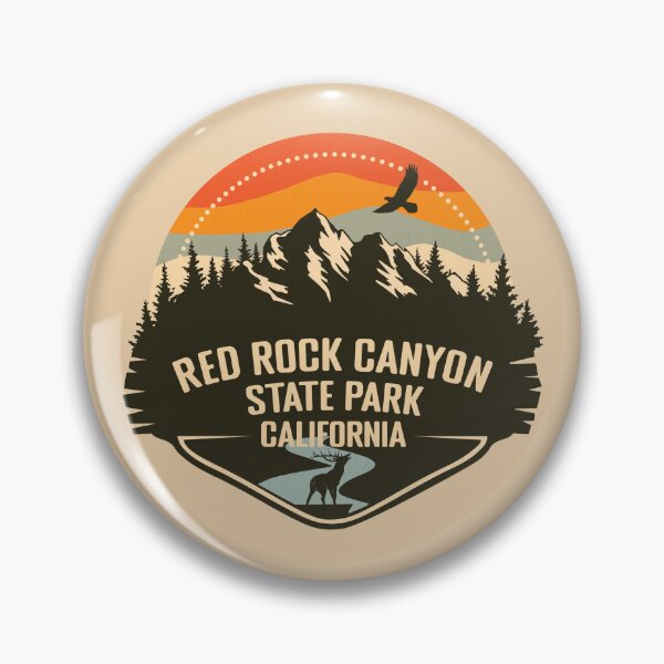 Item preview, RED ROCK CANYON STATE PARK CALIFORNIA - CA, UNITED STATES RETRO designed and sold by mountainfad.