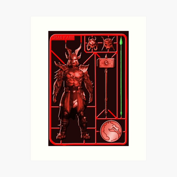 Mortal Kombat - Shao Kahn Model Sprue Sticker for Sale by Reds94