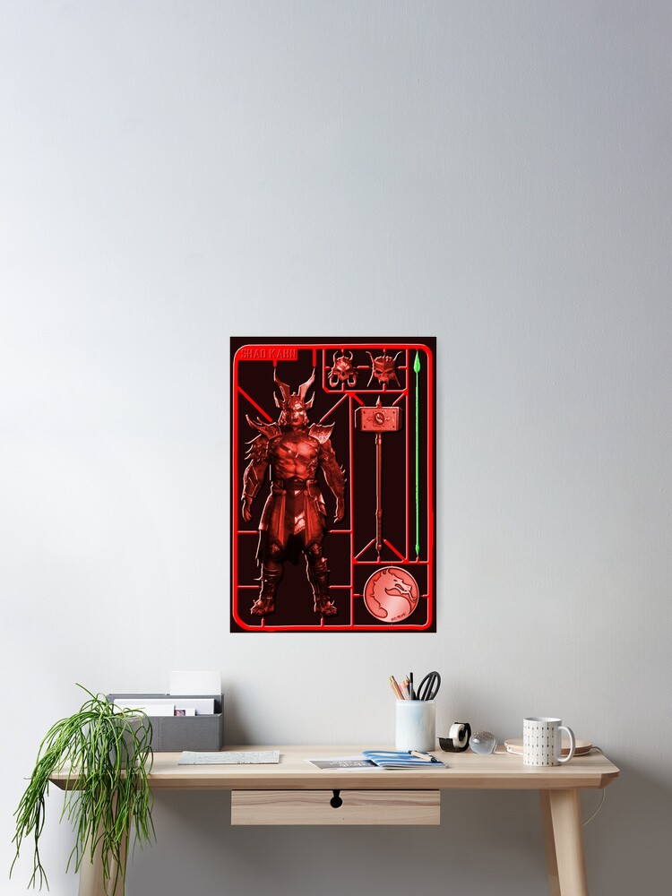 Mortal Kombat - Shao Kahn Model Sprue Sticker for Sale by Reds94