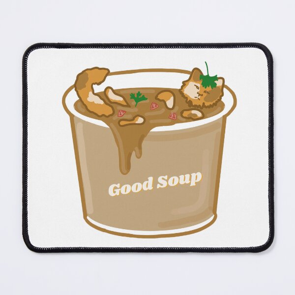 Item preview, Cat sitting in soup designed and sold by jasminejce.