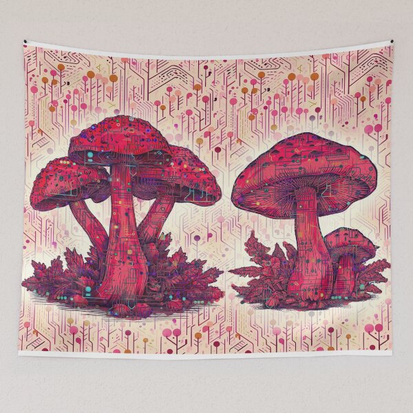 Item preview, Cyber Mushroom designed and sold by gracefullizard.