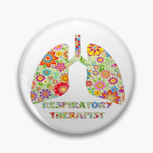 Item preview, Light Green Floral Lungs For Respiratory Therapist designed and sold by natnat7w.