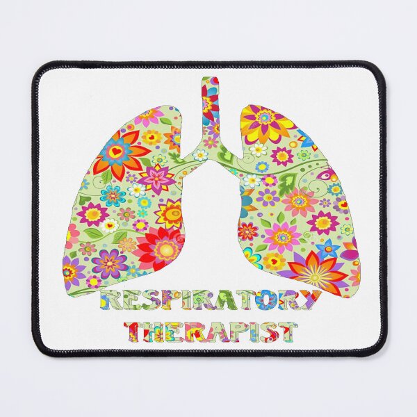 Item preview, Light Green Floral Lungs For Respiratory Therapist designed and sold by natnat7w.