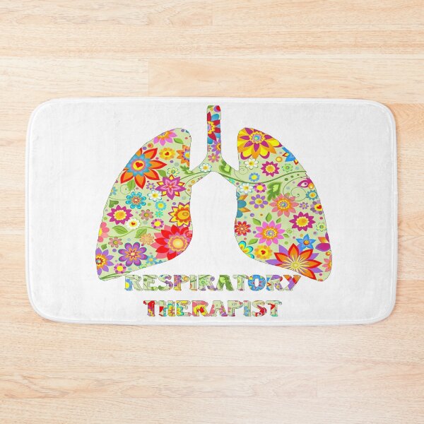 Item preview, Light Green Floral Lungs For Respiratory Therapist designed and sold by natnat7w.
