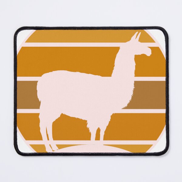 Item preview, Llama Retro Sunset designed and sold by DigitEclectic.