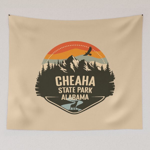 Item preview, CHEAHA STATE PARK ALABAMA - AL, UNITED STATES RETRO designed and sold by mountainfad.